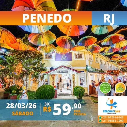 PASSEIO À PENEDO – RJ.