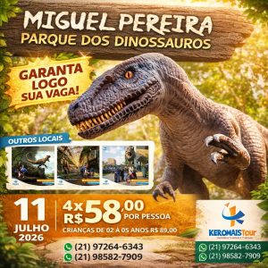 Parque dos Dinossauros em Miguel Pereira