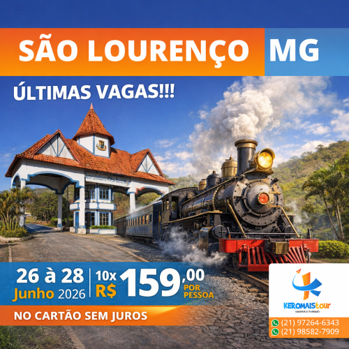 SÃO LOURENÇO | MG  26 À 28 DE JUNHO/2026